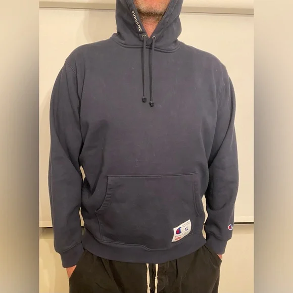 Supreme x champion hoodie men’s XL